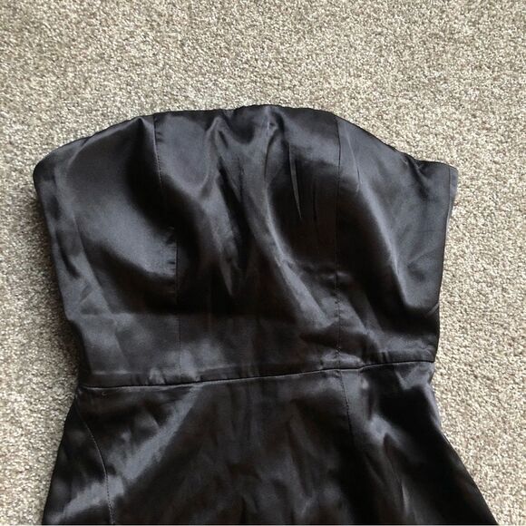 MESHKI BLACK STRAPLESS DRESS SIZE XS - Picture 3 of 11